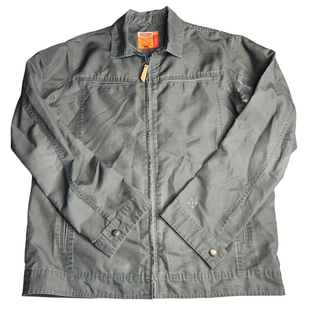 Oxbow Women's Large Full Zip Utility Jacket Unlined Waxed (?) Windbreaker